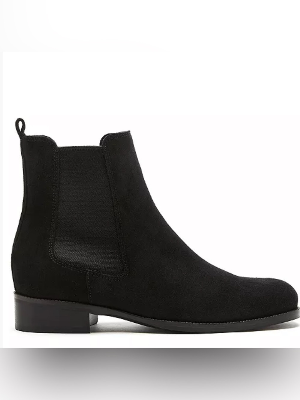 La Canadienne Stormi City Dry Pull On Black Suede Booties Women’s Size 8.5M New